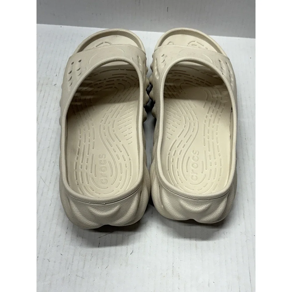 Crocs Echo Slide Beige Sandals Men's Size 13